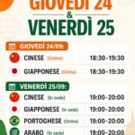 Lezioni di prova di cinese, giapponese, portoghese e arabo a Reggio Emilia